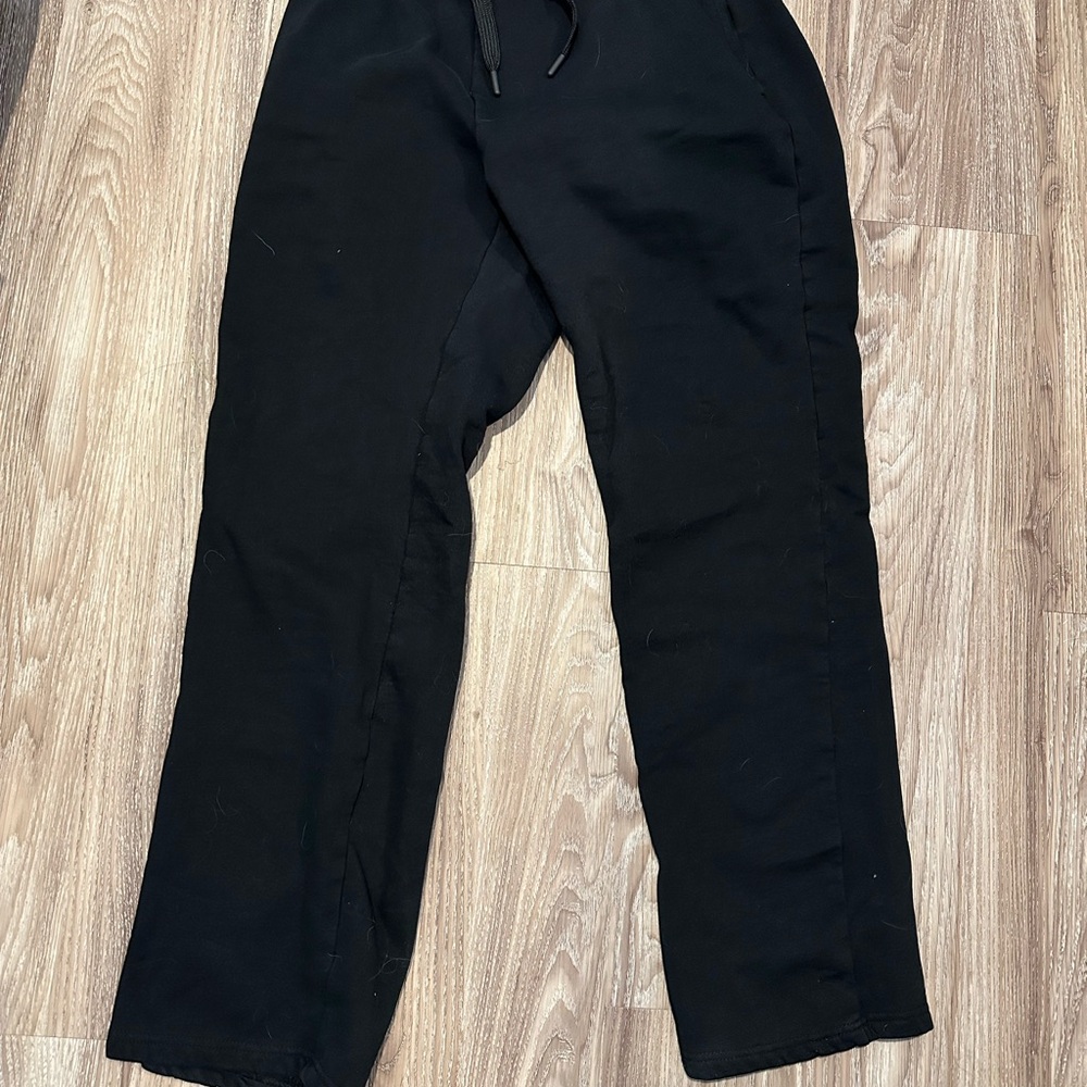 Black Straight Leg Pants with Classic Design